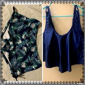 SHEIN 2 piece tropical bathing suit